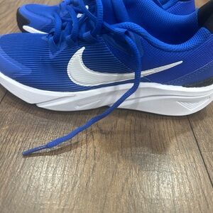 Nike Blue and White Athletic Shoes